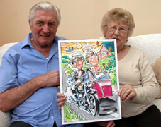 Nutz's big caricature cards